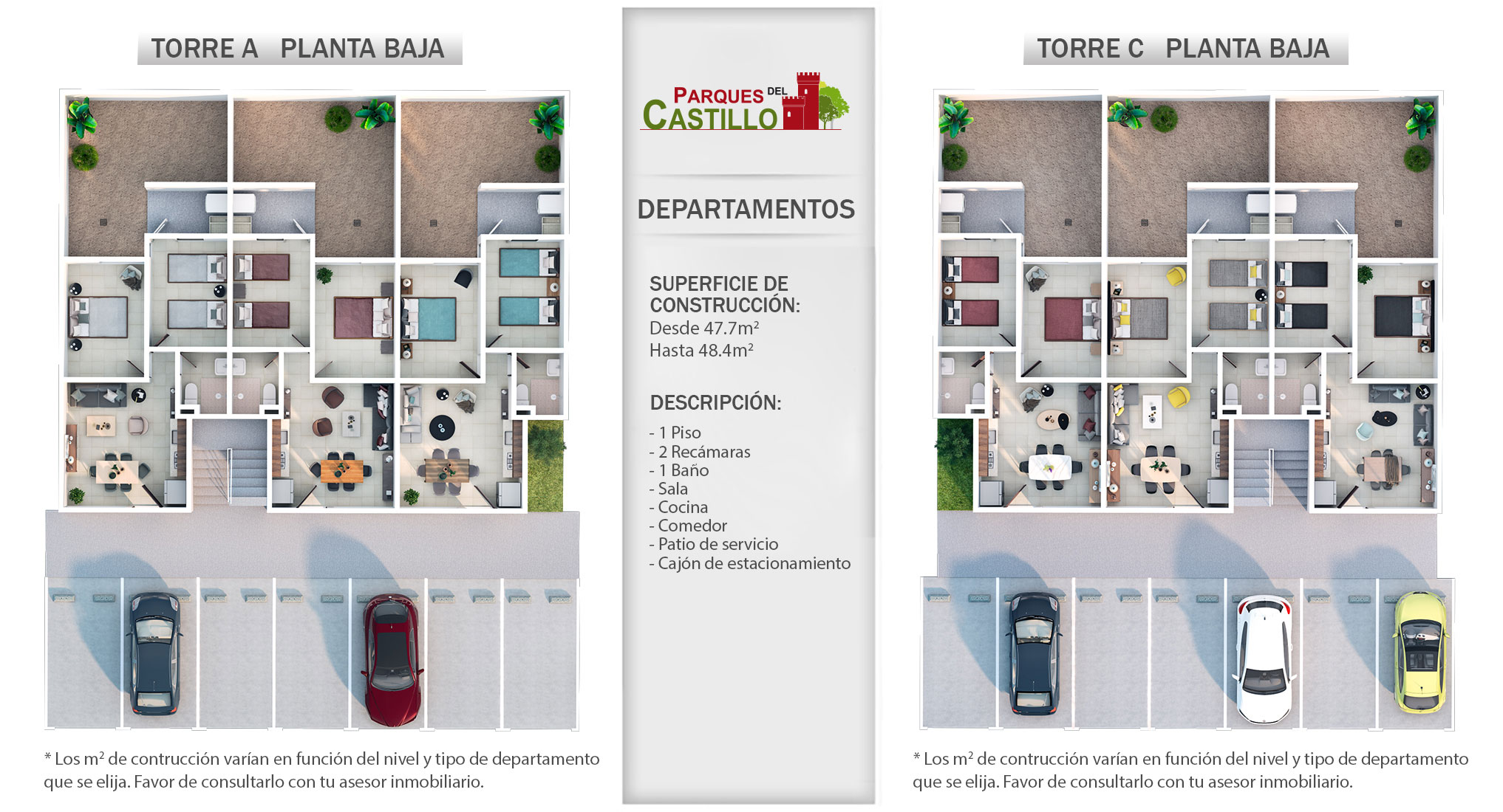 Casas nuevas en El Salto - Casas económicas en El Salto - Fraccionamiento  Parques del Castillo de Grupo San Carlos